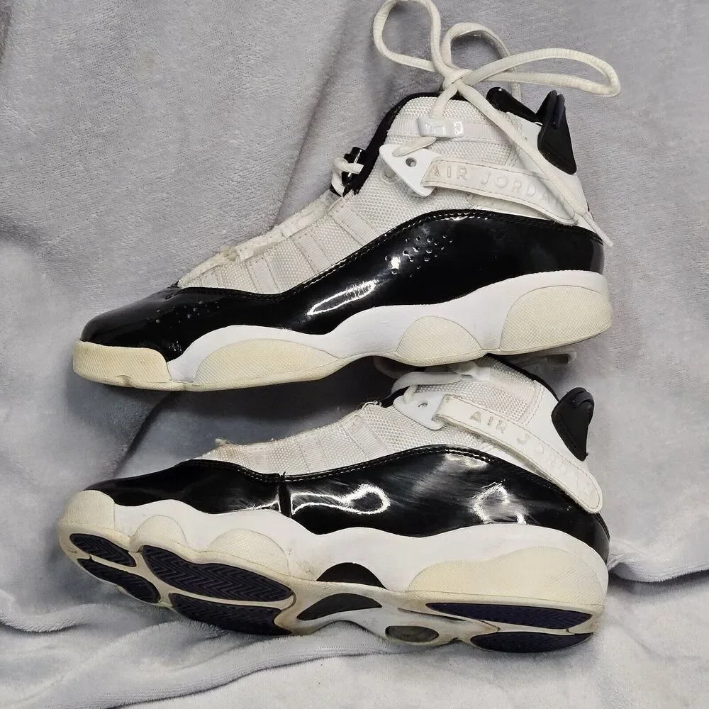 Nike Jordan 6 Rings Defining‎ [323419-104] Kids 5y Basketball Shoes White/Black